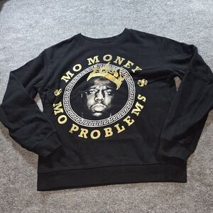 Mo Money Mo Problems Black Crewneck Sweater